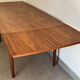 Vintage Danish dining table from the 60s extendable teak