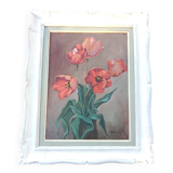Bouquet of Tulips painting by Gauthier 20th century