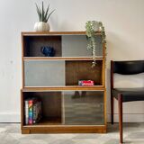 Library sectional glazed bookcase by Minty