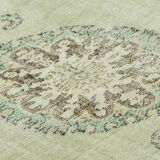 Anatolian handmade vintage rug 256 cm x 134 cm