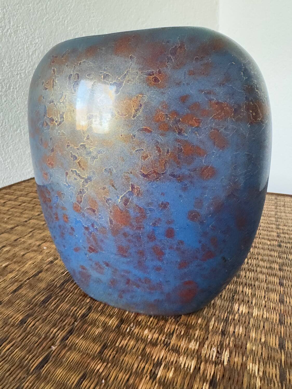 Small Art Deco powdered ceramic vase
