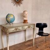 Console, Louis XVI style in pine with original grey patina