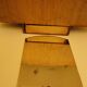 Art Deco extra furniture 1920/1940 to install or fix, wooden, central mirror, 2 doors, 1 drawer