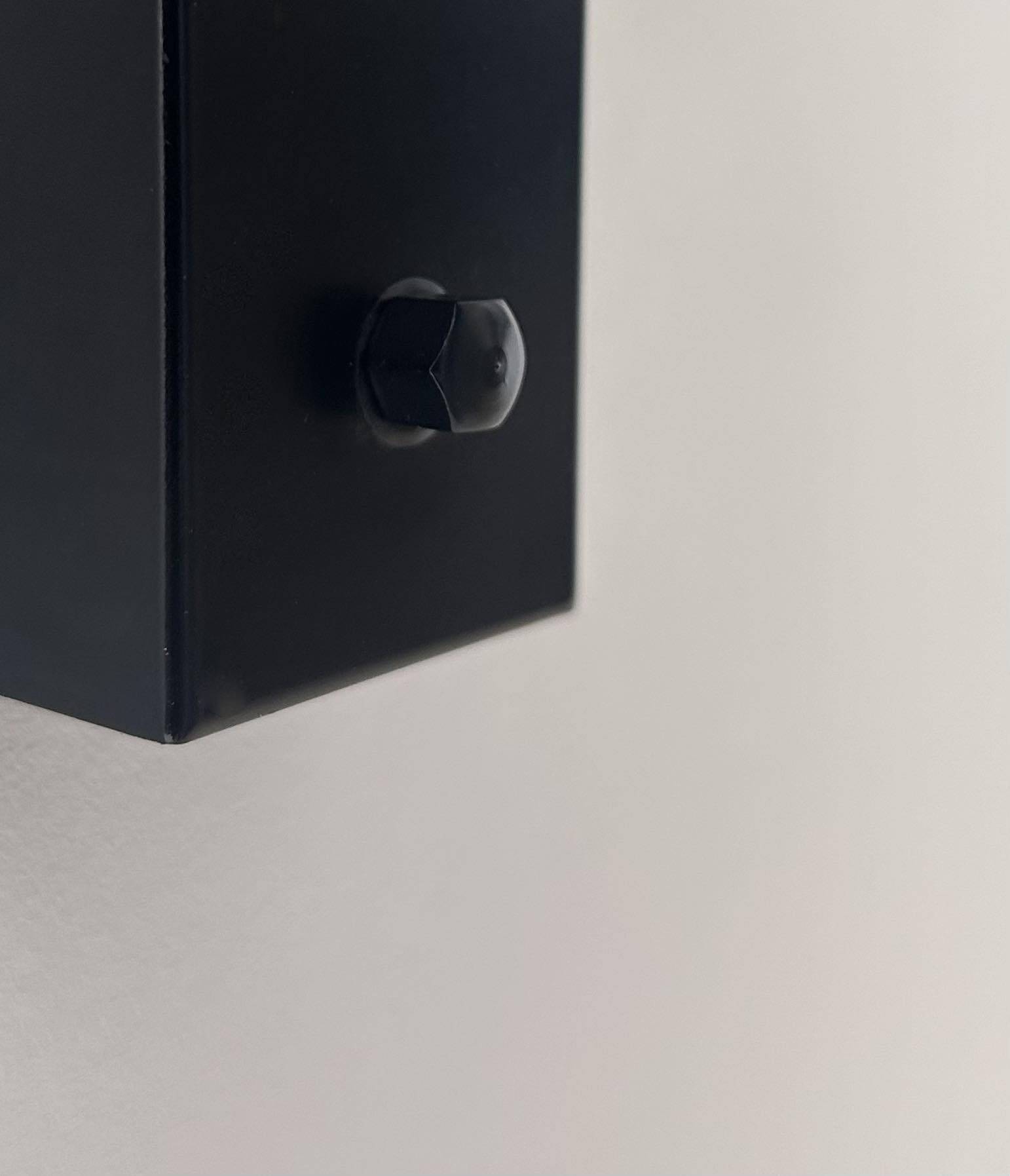 Pair of vintage wall lights, brushed metal, Bur Leucthen Germany 1970