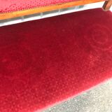 Empire Red velvet bench