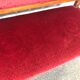 Banquette empire velours rouge