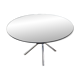 Dining table 459 by Takehiko Mizutani for Alivar, Italy, 1980s.