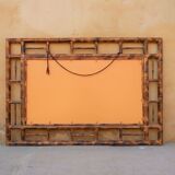 Vintage bamboo mirror