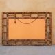 Miroir bambou vintage