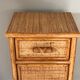 Meuble rotin bambou vintage Annees 80
