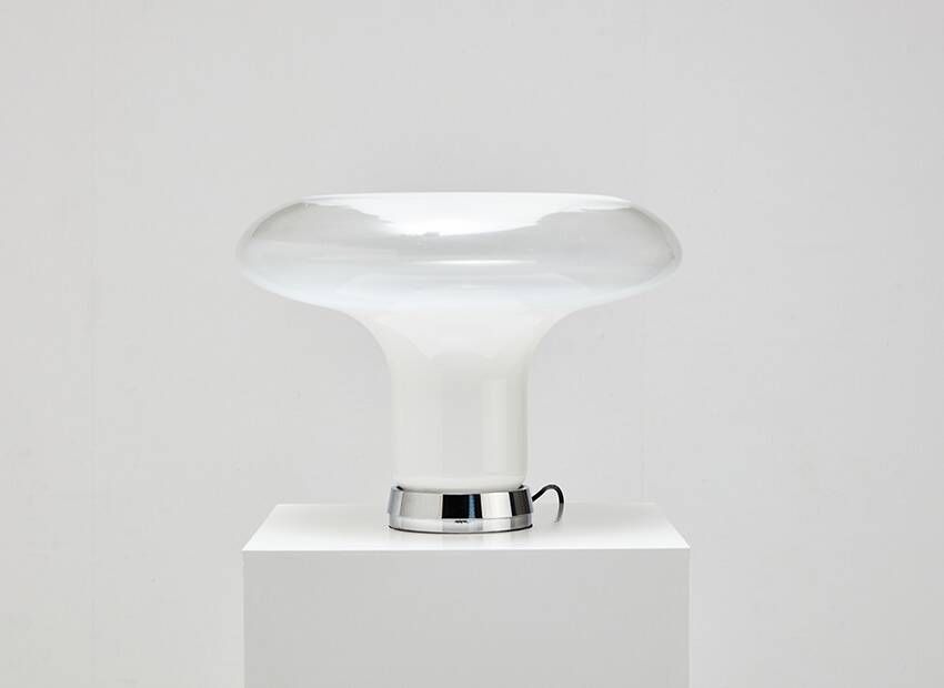 Angelo Mangiarotti Early lesbo Table Lamp for Artemide Italy 1967