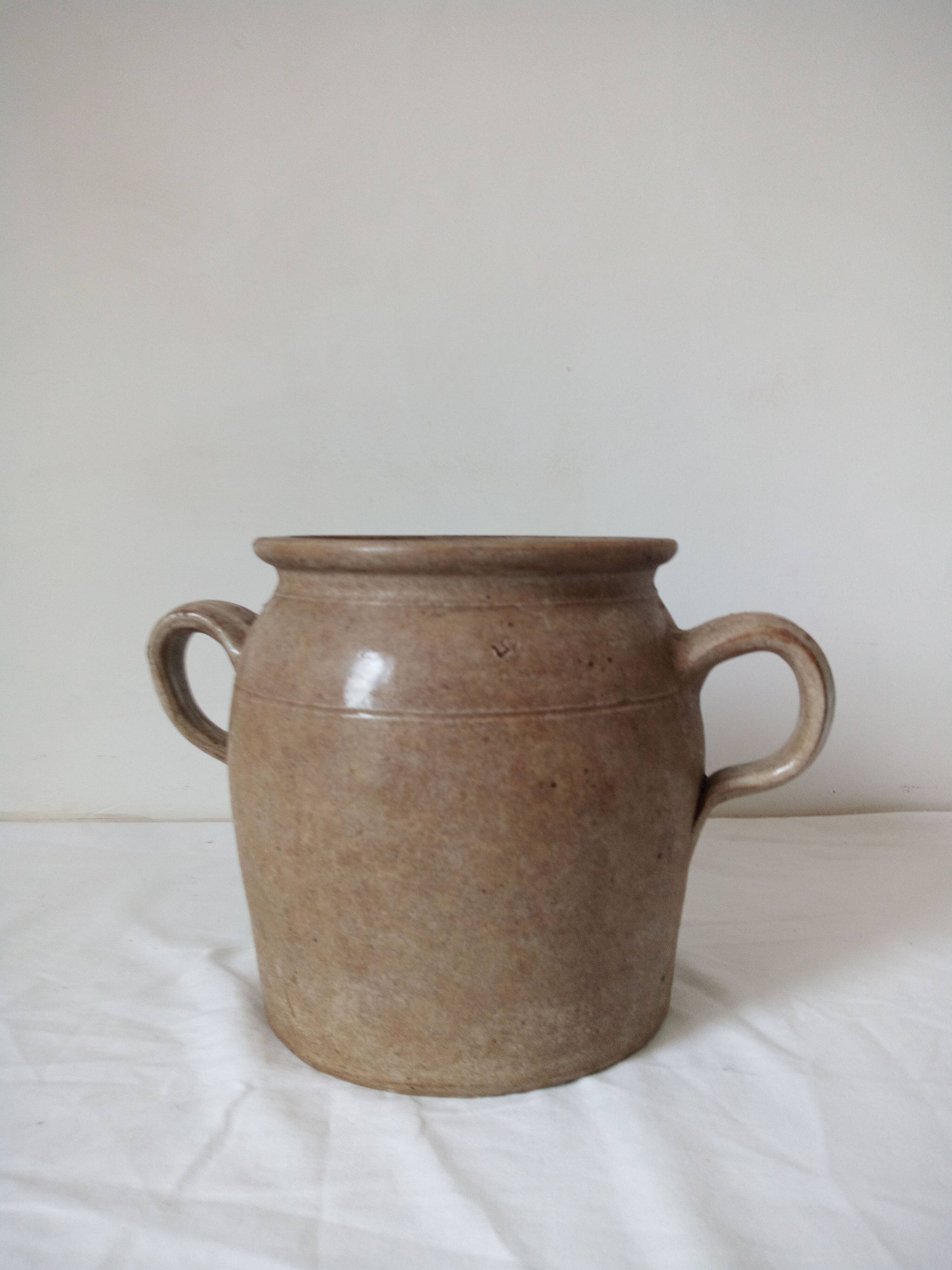 Vintage French ceramic vase jar -1950