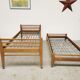 Pair of vintage beds Marcel Gascoin 1950