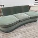 Rounded sofa with fringes