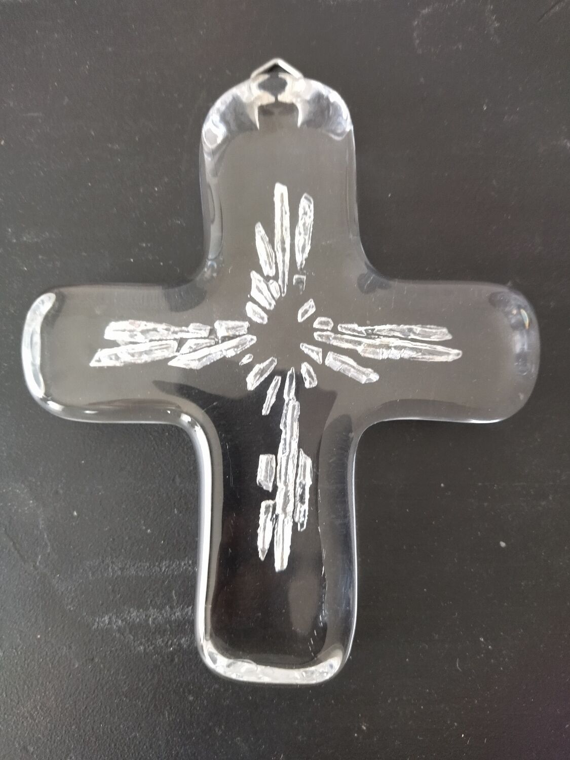 Daum France crusifix cristal