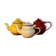 Trio de petites théières émaillées