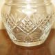 Vintage pair of cut glass Art Deco decanters circa 1930.