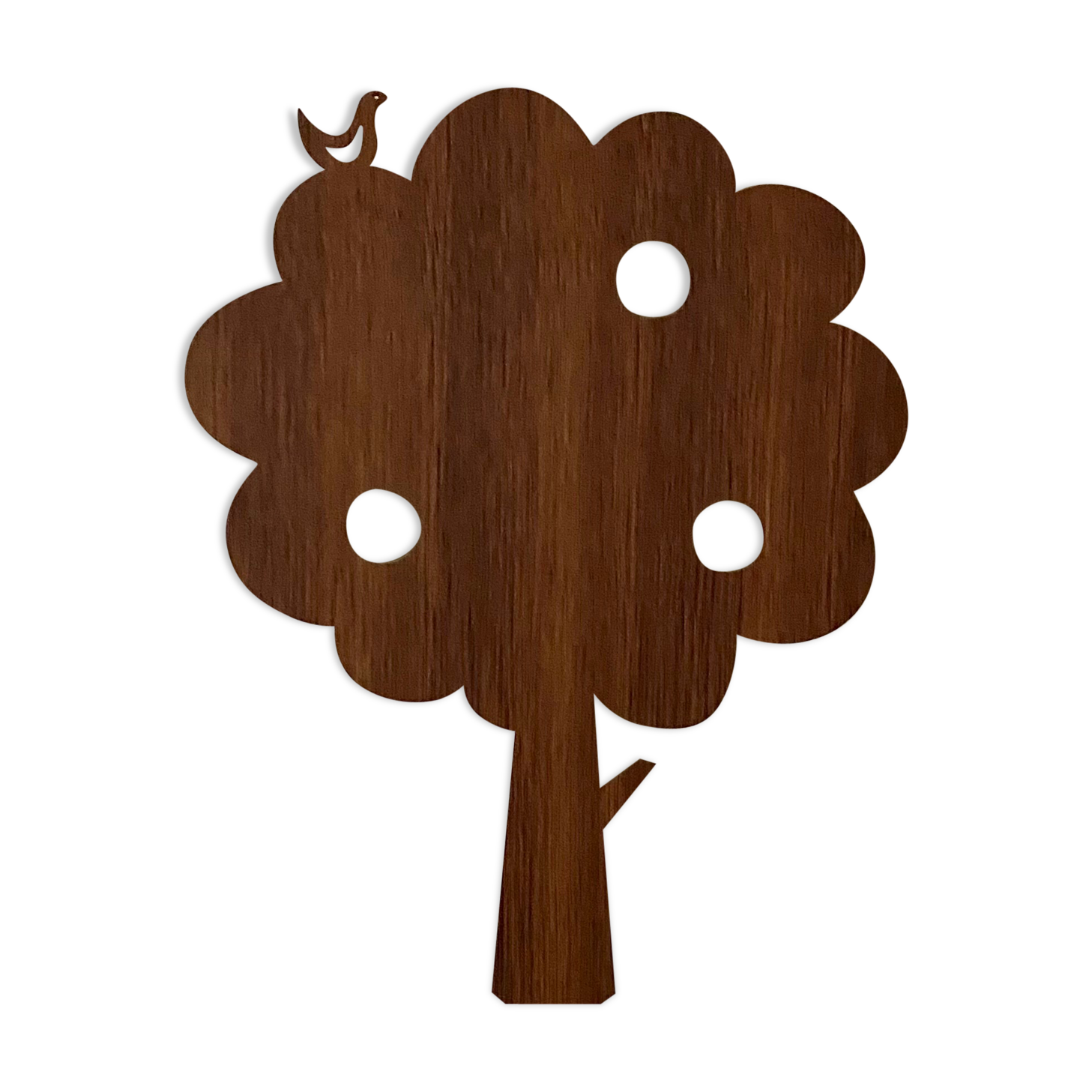 Children's wood wall lamp