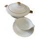Soupière UHL France et saucière assortie