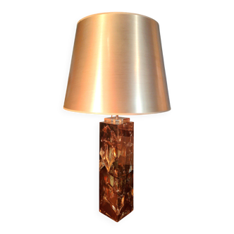 Lampe résine fractale 1970s