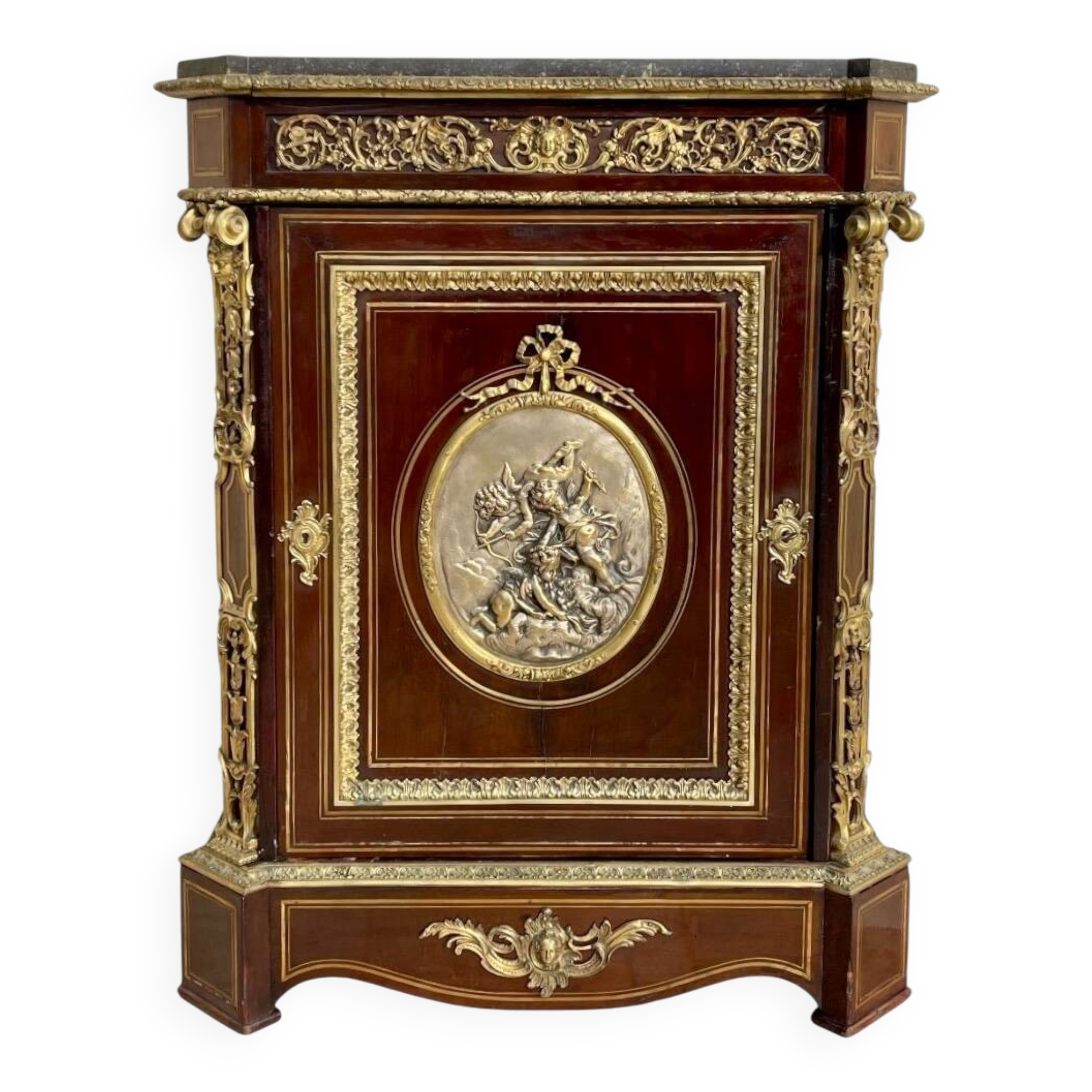 Napoleon III sideboard or sideboard signed Grohé Frères Paris