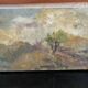 Oil on canvas on old frame
