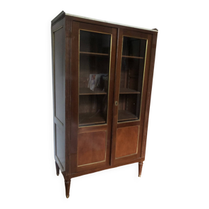 Vitrine / bibliothèque - xvi acajou