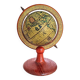 Globe terrestre en bois vintage