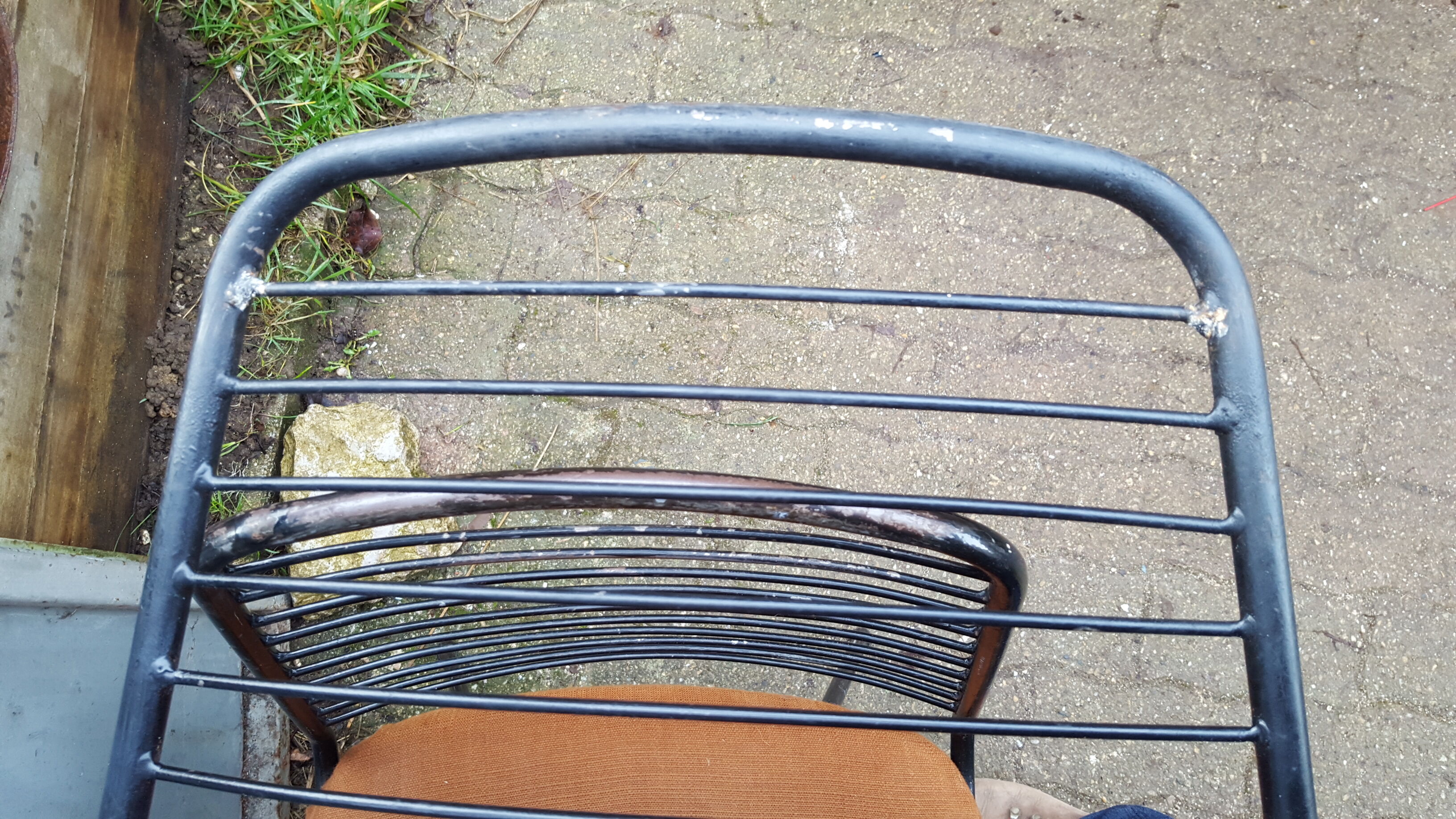 Pair of Jean-Louis Bonnant chairs, "My Uncle" Jacques Tati
