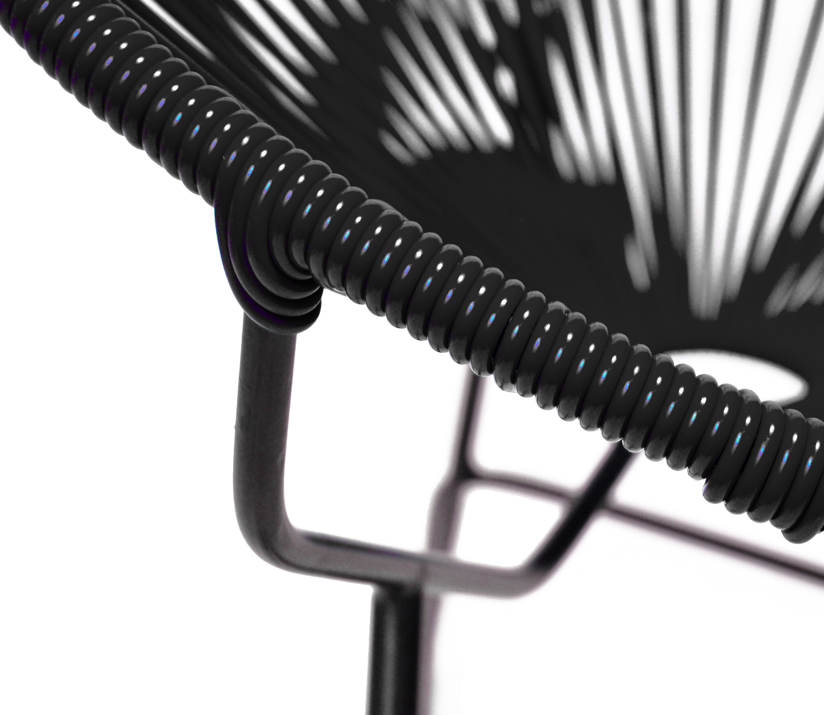 Armchair Huatulco black BOQA