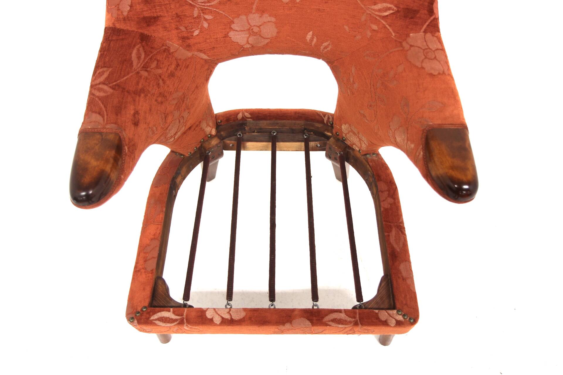 Fauteuil scandinave en tissu, Suède, 1940