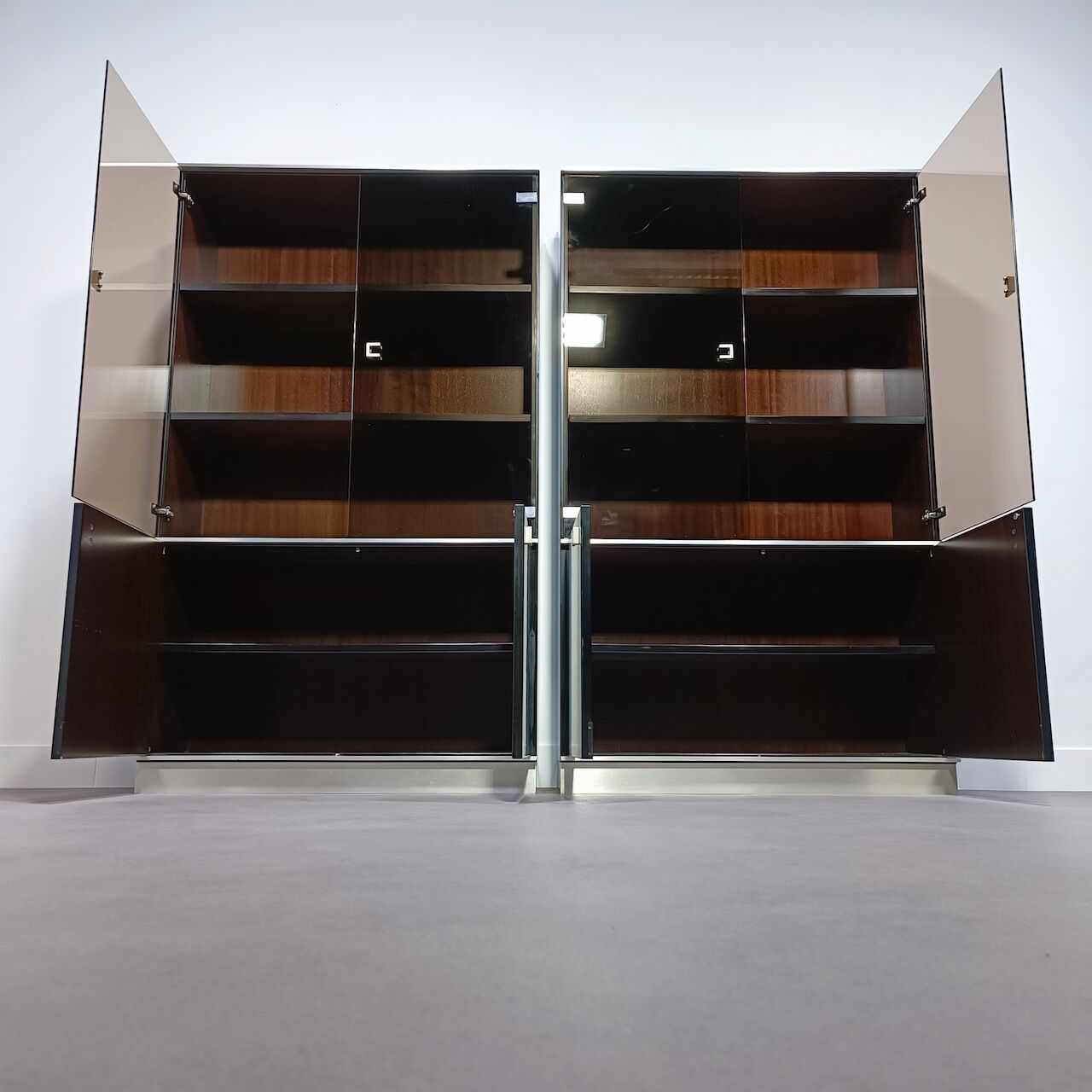 Pair abbondinterni bookcases