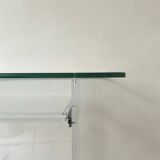 Desk in plexiglass by David Lange for Roche Bobois, design 1970.