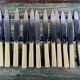 Set of 12 vintage table knives – Marbled Bakelite handles – 1930s