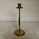Brass sunburst candle holder