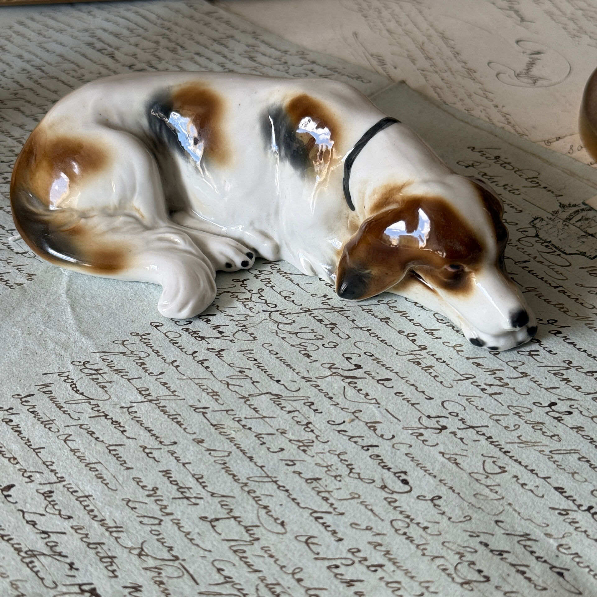 Goebel porcelain dog figurine
