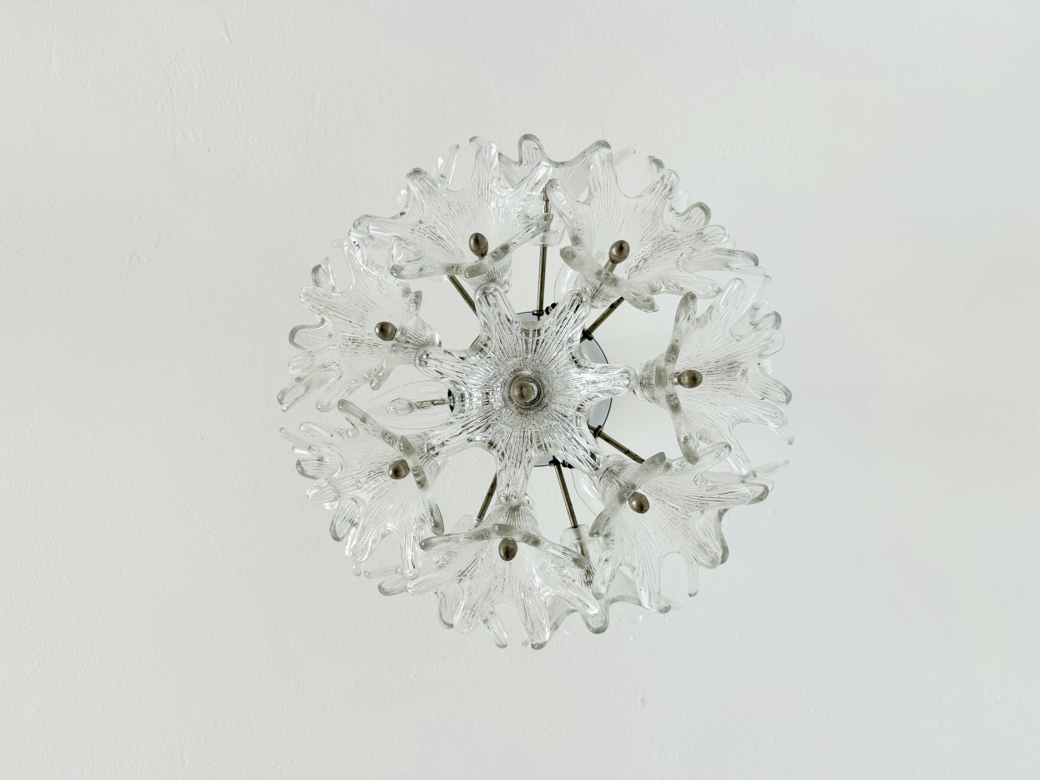 Lustre en verre de Murano par Paolo Venini pour VeArt