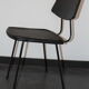 Chaise vinyle tubulure métal 1960