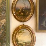 Old oval campaign paintings