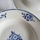 4 Deep Plates in earthenware Moulin des Loups & Hamage model Lucien