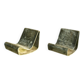 Lot de 2 chaises à bascule Loop Garden, édition originale, par Willy Guhl pour Eternit AG, Suisse, années 1950