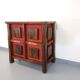Bright brutalist bar furniture aranjou vintage from the 50s 60s in solid elm