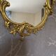 Miroir baroque rocaille en bronze doré