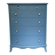 Commode semainier bleue zingueur