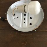 Vintage moulded glass ceiling 29cm