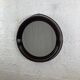 Dal Vera 70s space age mirror, plastic design made in Italy, 64x63 cm