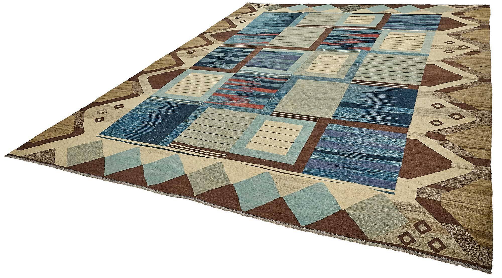 Contemporary Tribal Decorative Kilim 313 cm x 391 cm