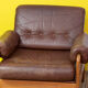 Fauteuil Scandinave Vintage – 80 cm
