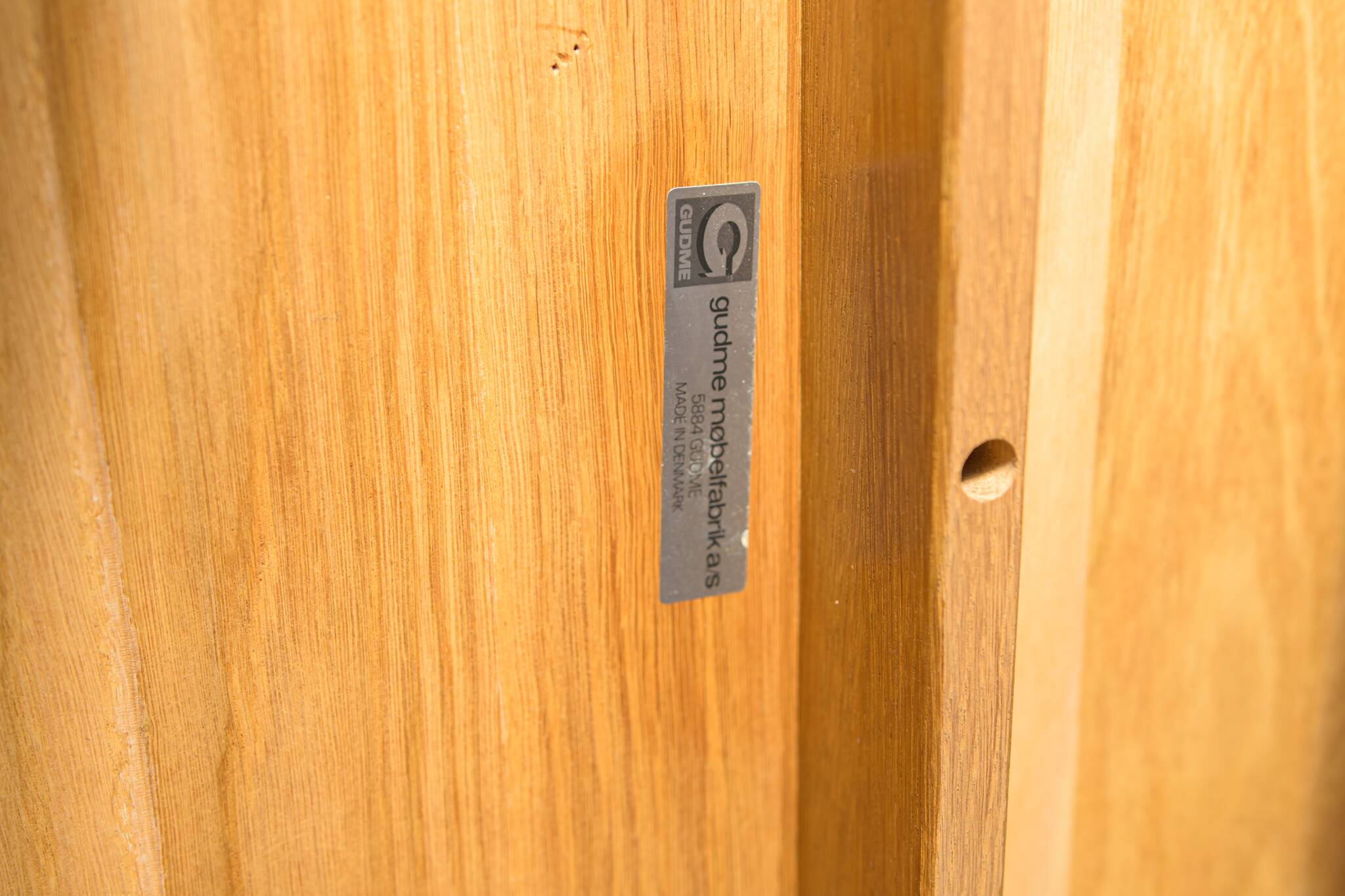 Mid-Century Oak Extendable Table by N. O. Møller for Gudme Furniture Factor