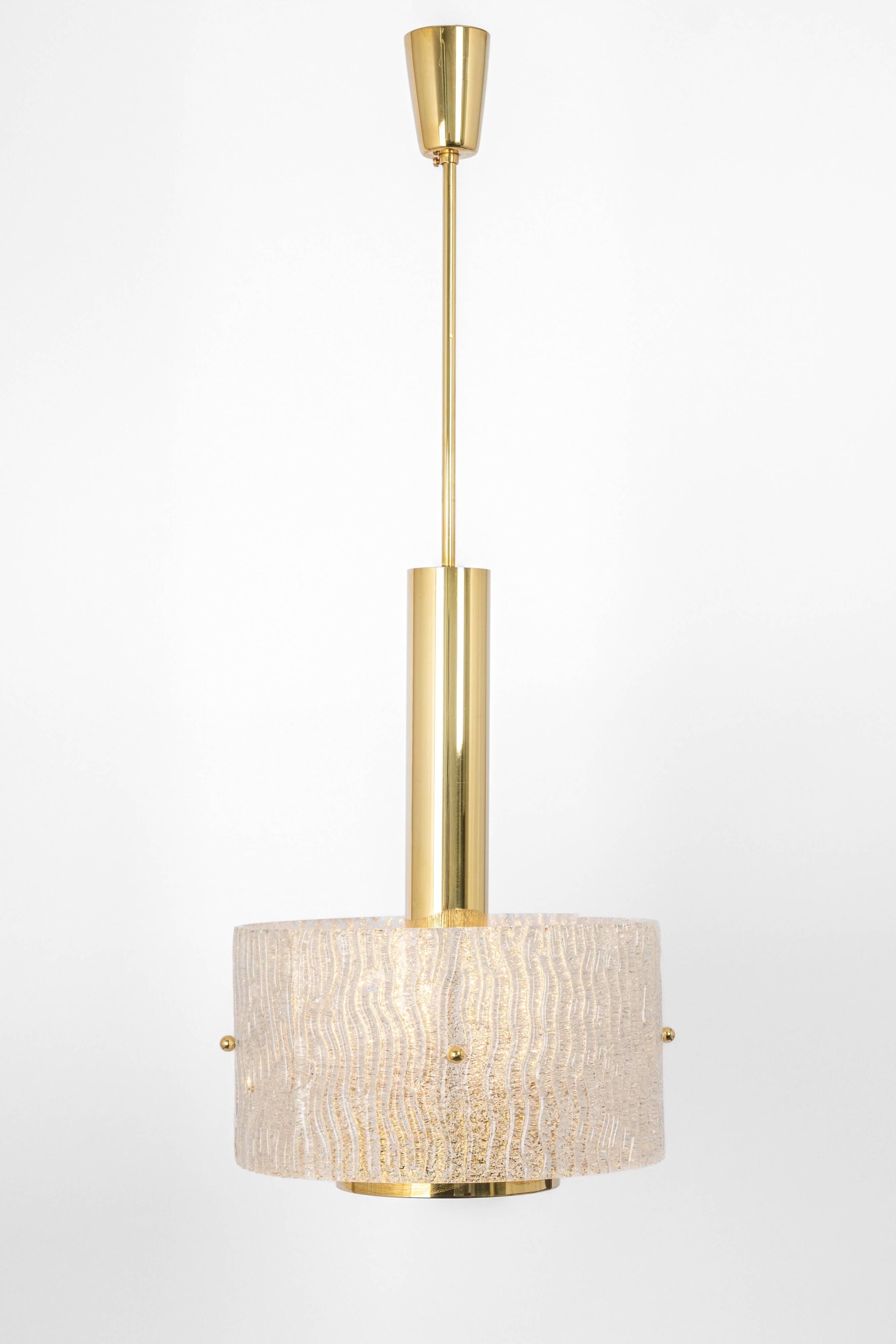 Large Murano hanging lamp by Hillebrand, 1970s